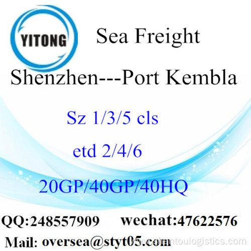 Shenzhen Port Sea Freight Shipping To Port Kembla